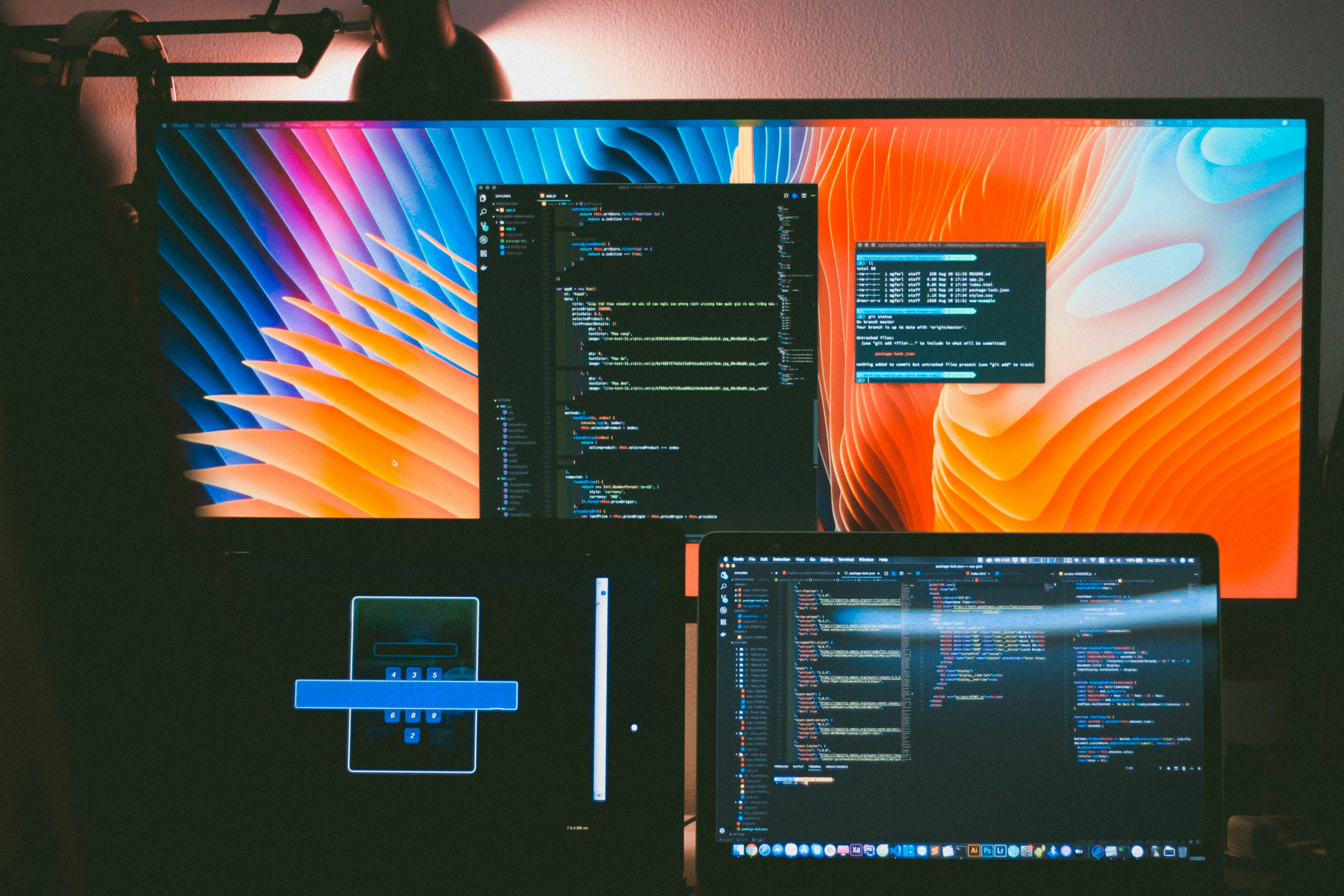 Full Stack Developer Desk Setup